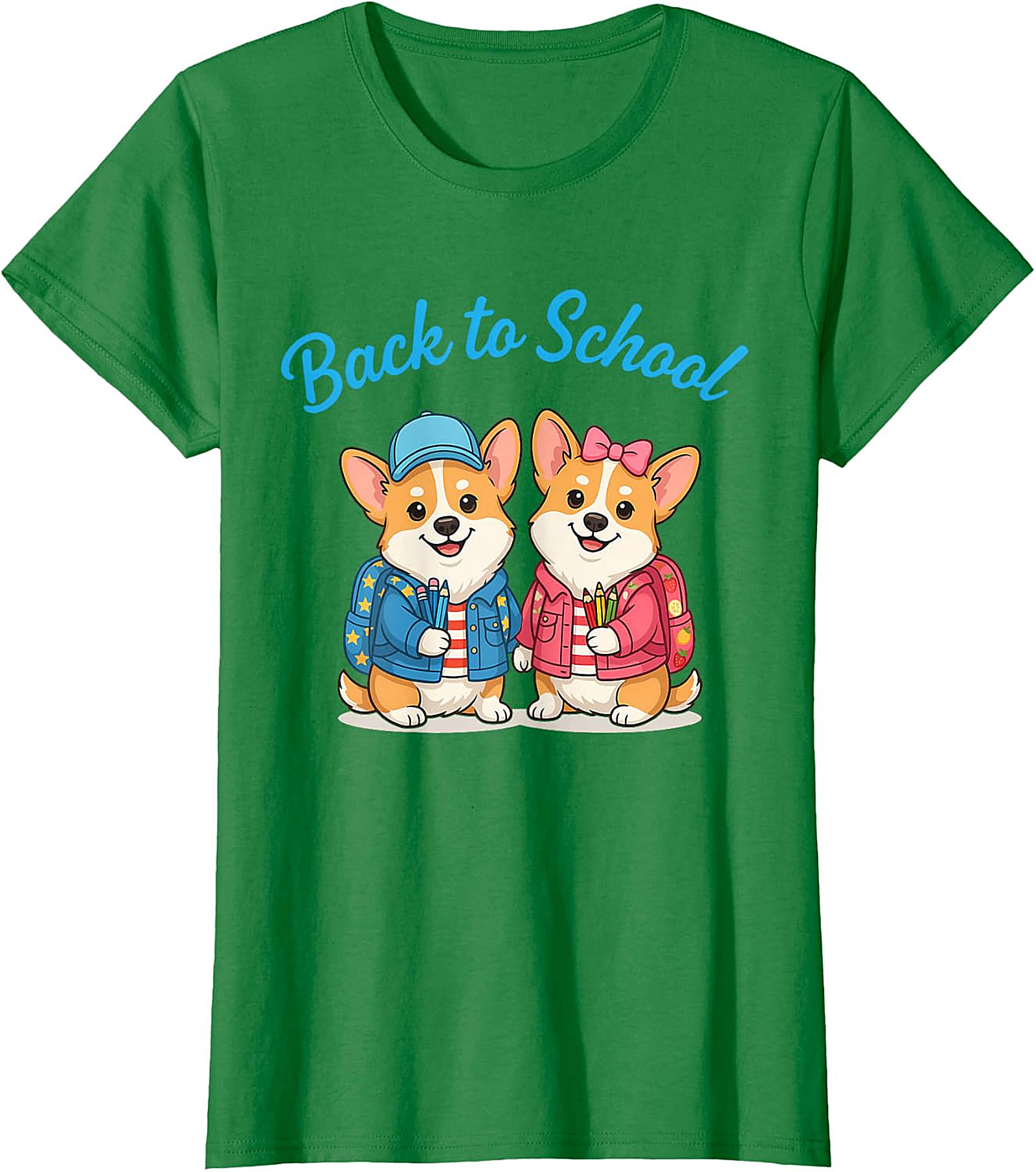 Cute Corgi Back to School T-Shirt - Student & Teacher Gift