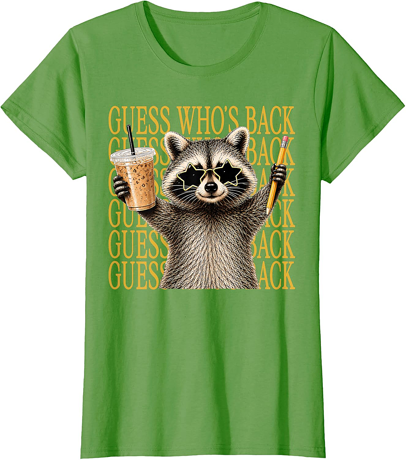 Funny Back to School Raccoon Tee Teacher & Kids Shirt