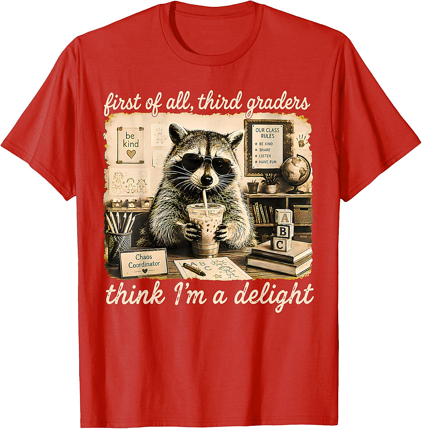Third Graders Think I'm Delight Back to School T-Shirt