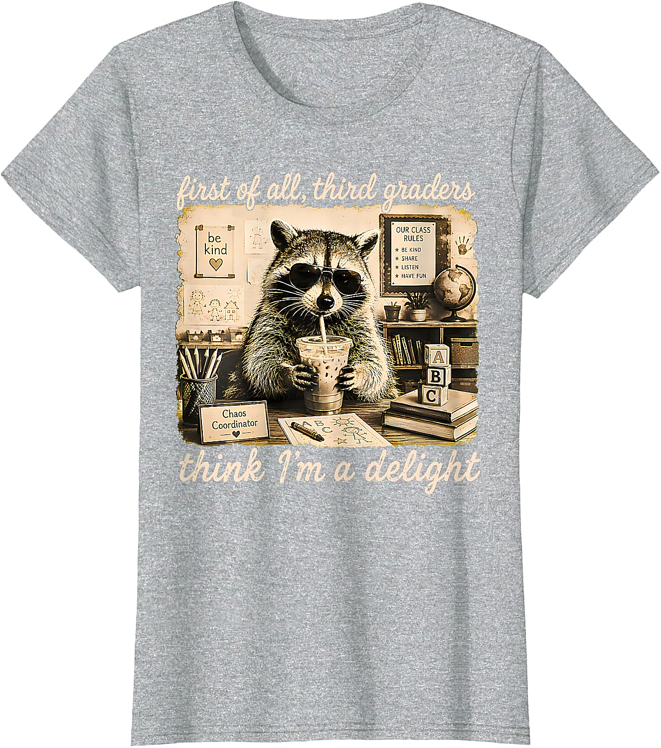 Third Graders Think I'm Delight Back to School T-Shirt