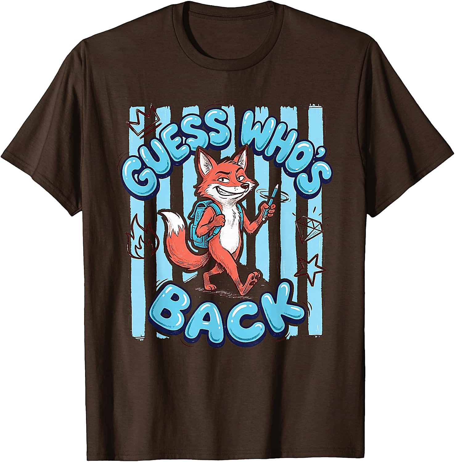 Guess Who's Back Fox T-Shirt | Funny School Tee