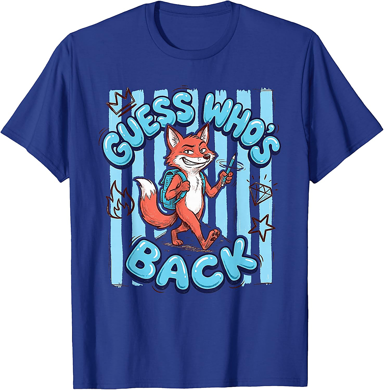 Guess Who's Back Fox T-Shirt | Funny School Tee