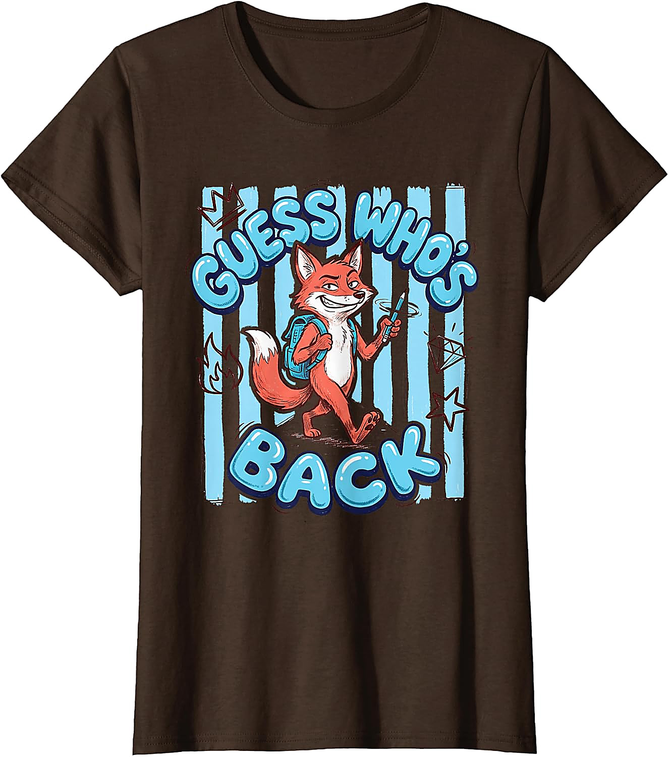 Guess Who's Back Fox T-Shirt | Funny School Tee