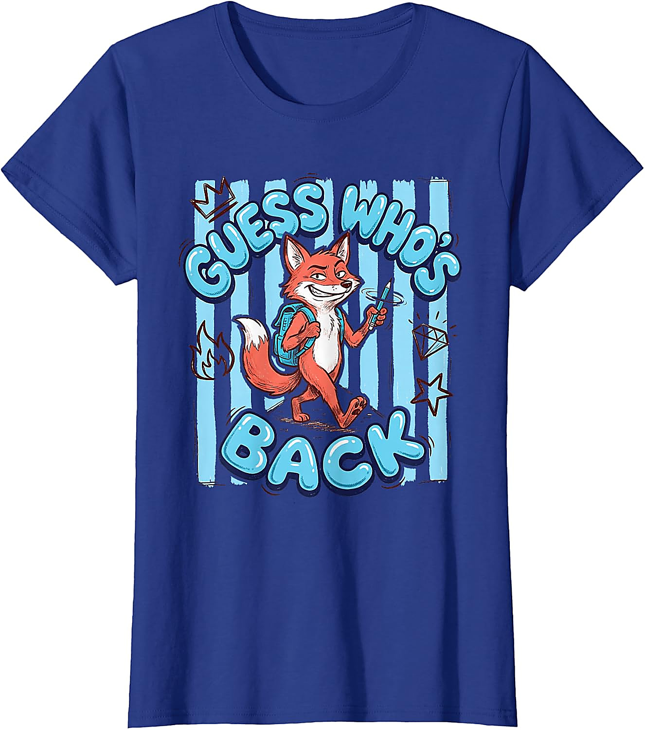 Guess Who's Back Fox T-Shirt | Funny School Tee