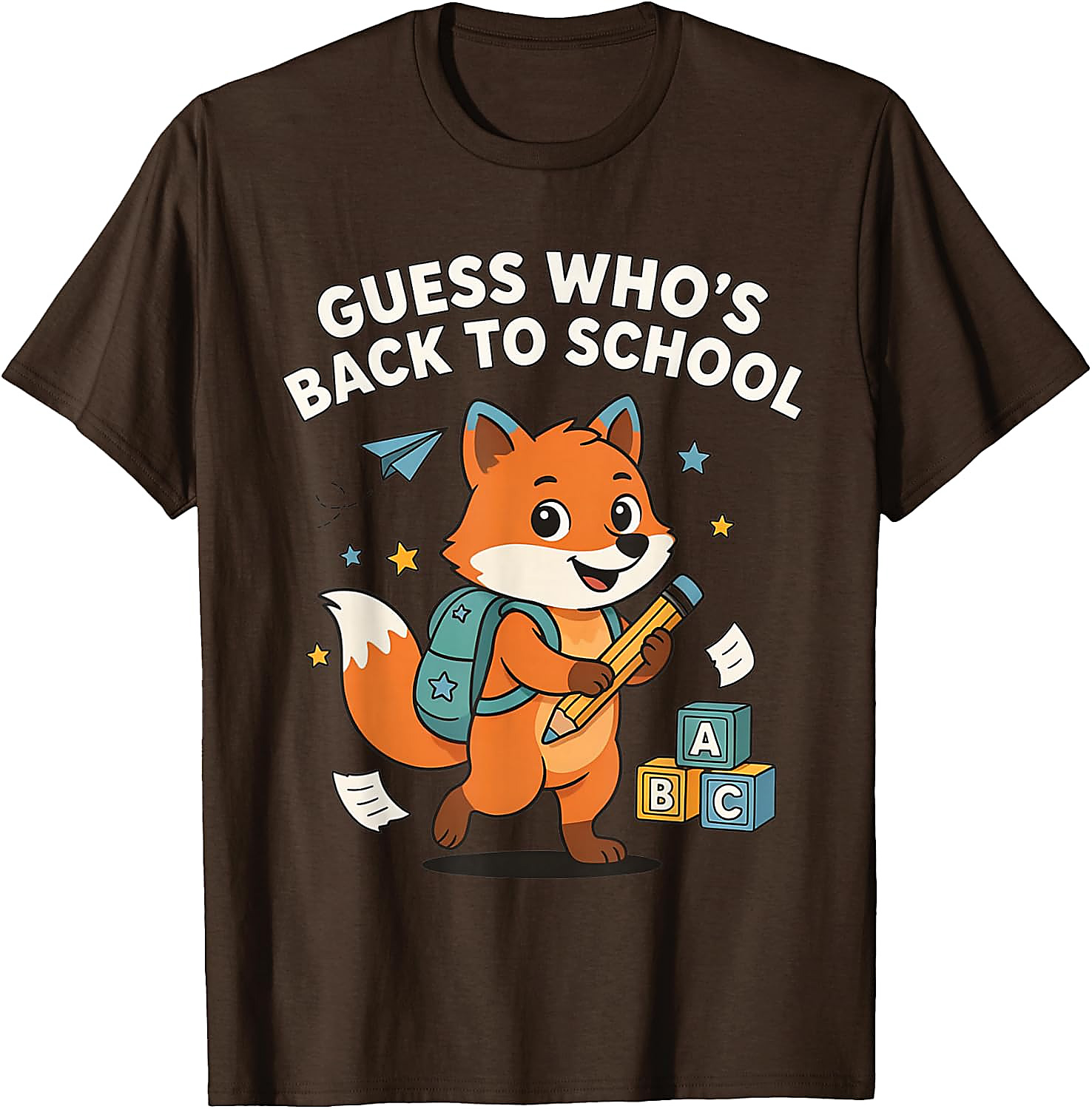 Back to School Fox T-Shirt | Funny First Day Graphic Tee