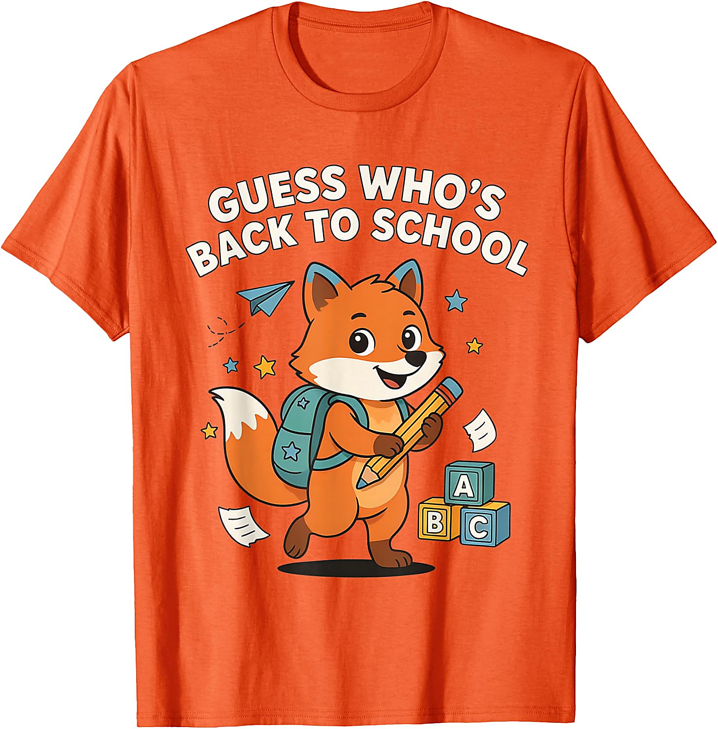 Back to School Fox T-Shirt | Funny First Day Graphic Tee