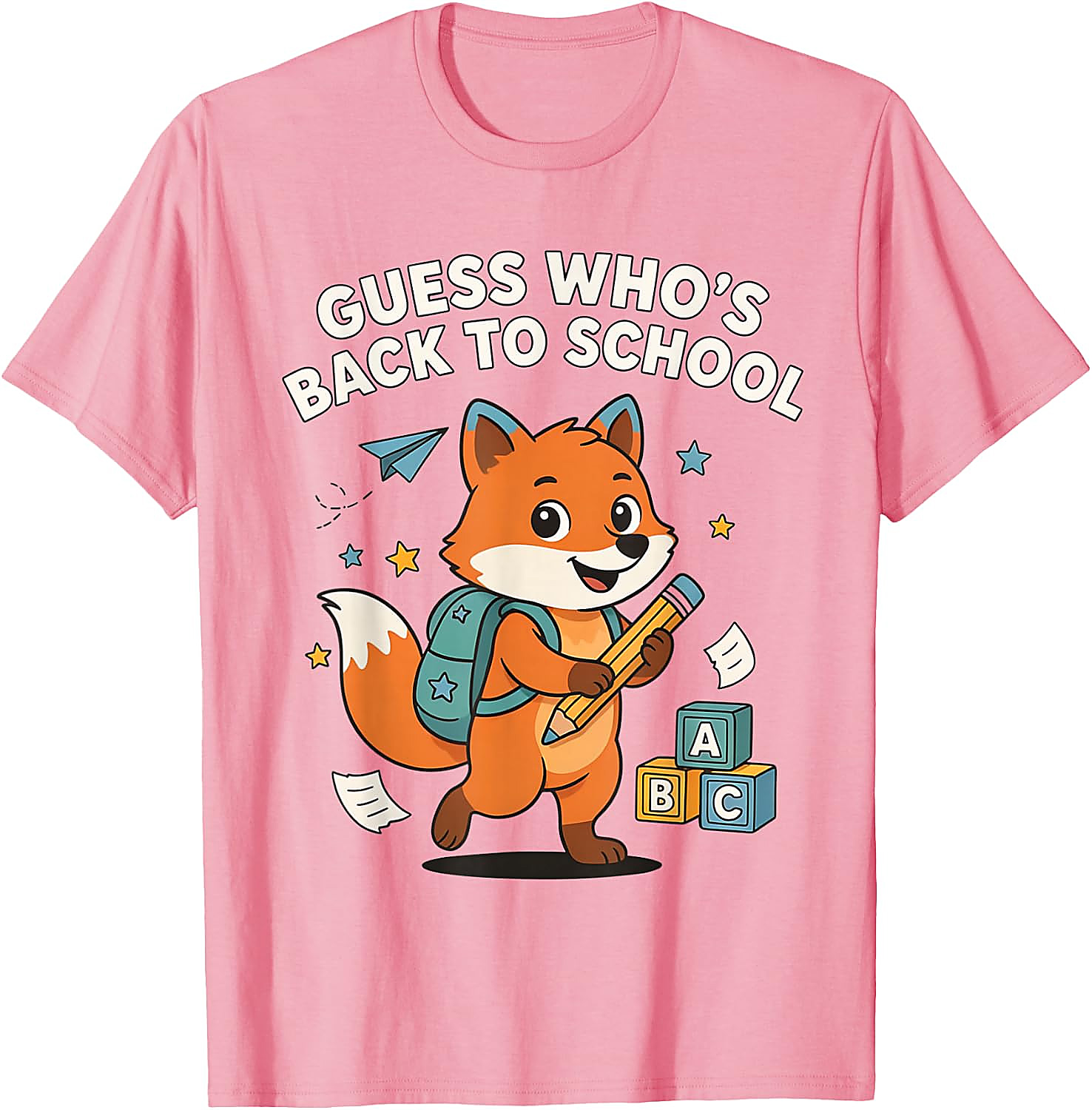 Back to School Fox T-Shirt | Funny First Day Graphic Tee