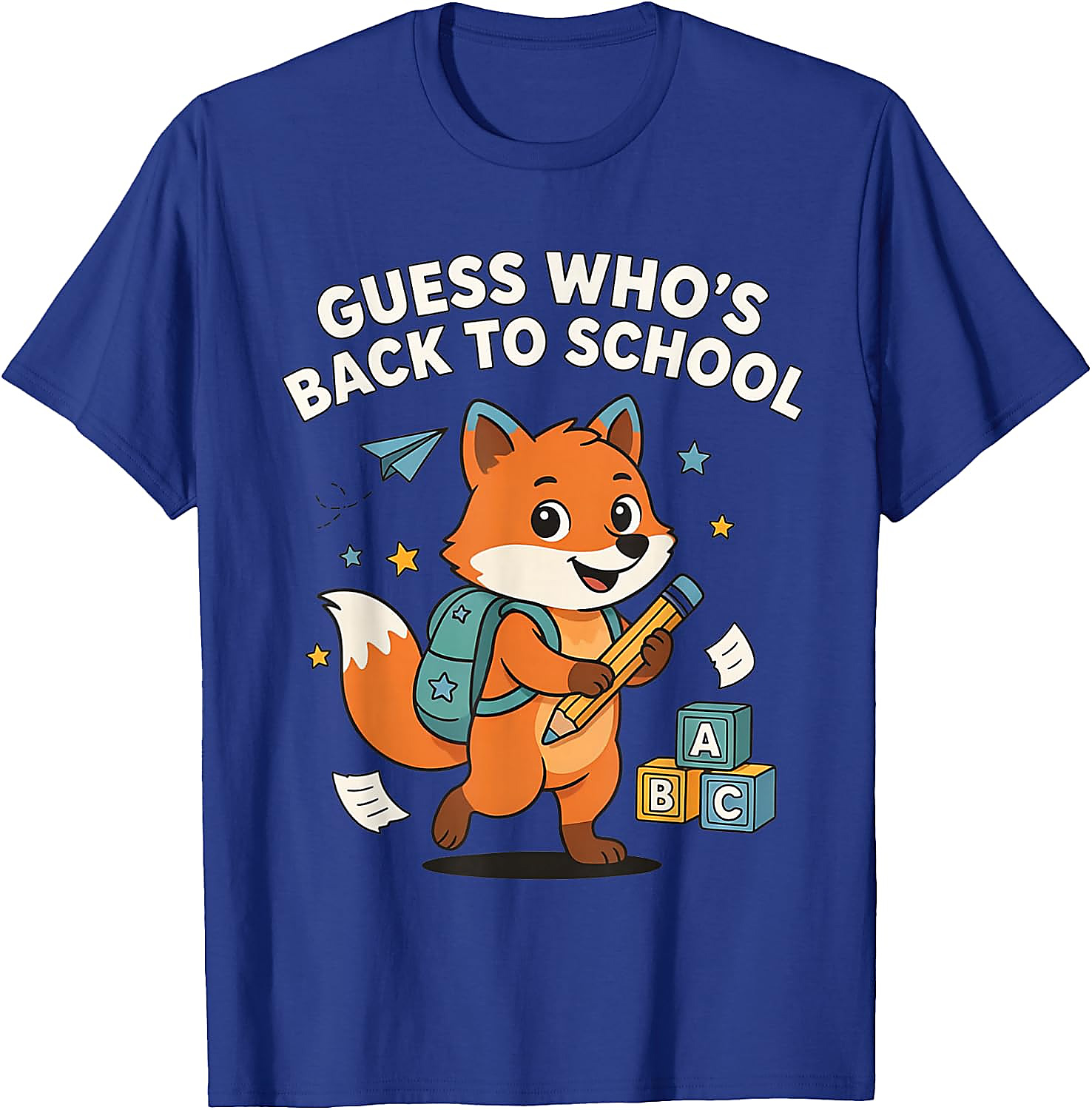 Back to School Fox T-Shirt | Funny First Day Graphic Tee