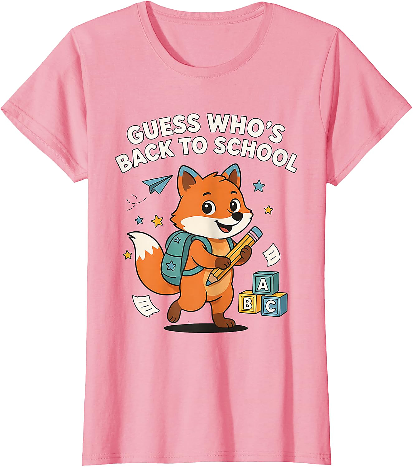 Back to School Fox T-Shirt | Funny First Day Graphic Tee