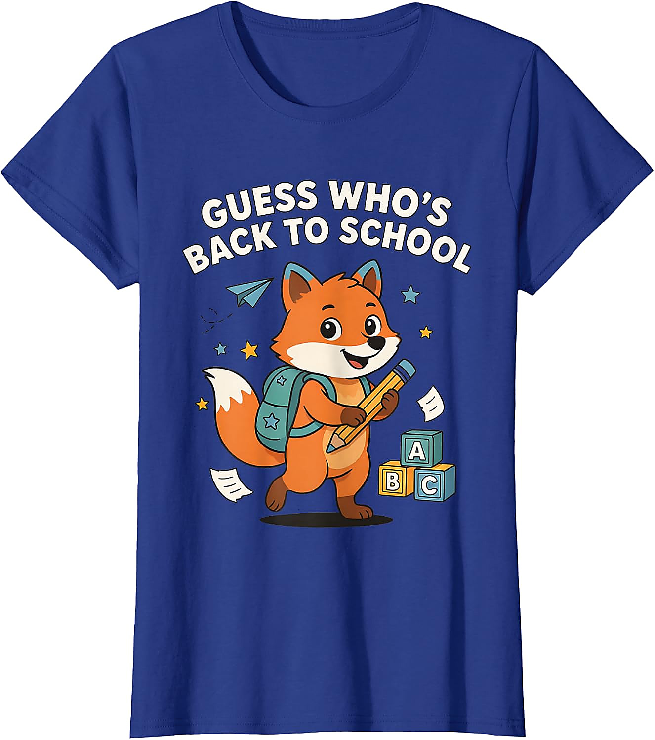 Back to School Fox T-Shirt | Funny First Day Graphic Tee