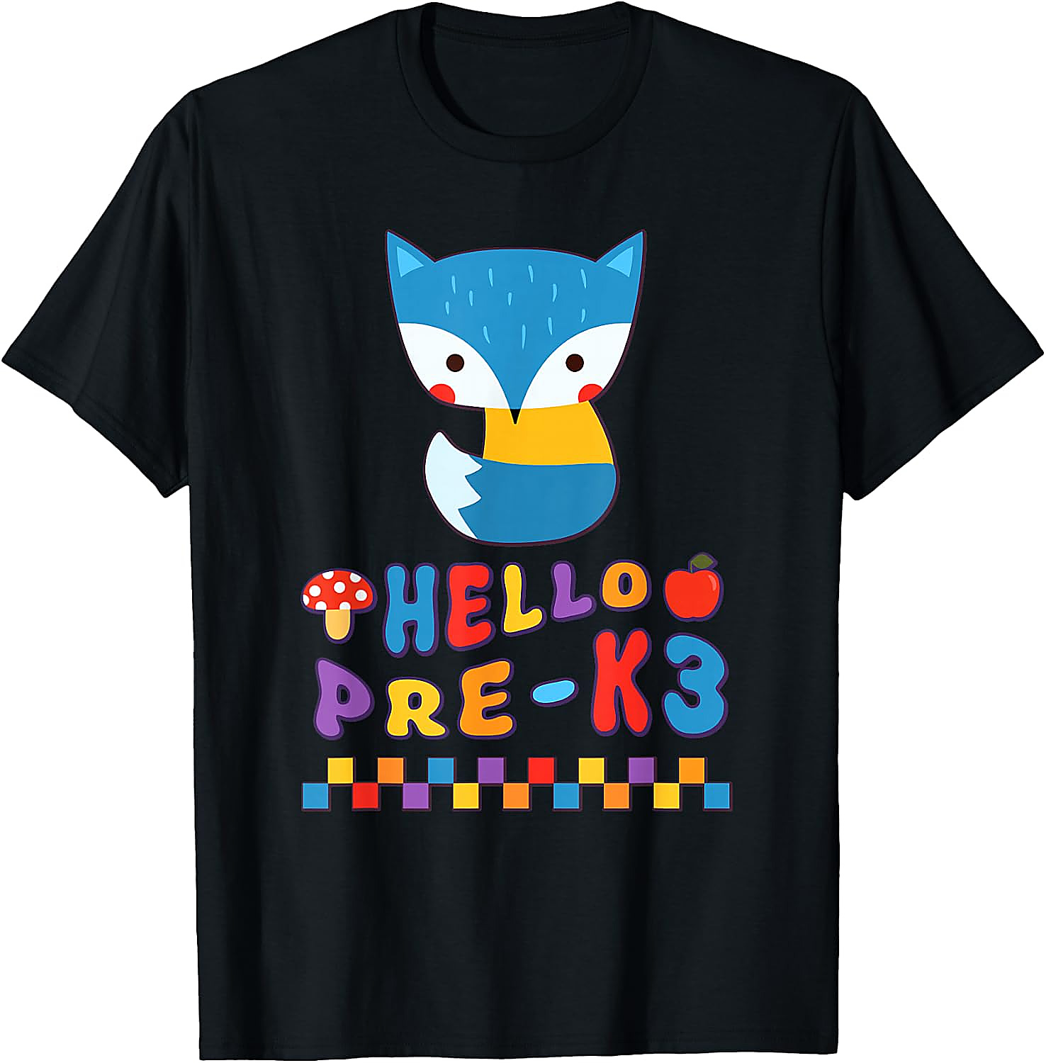 Cute Fox Pre-K3 T-Shirt | Back to School Boys Tee