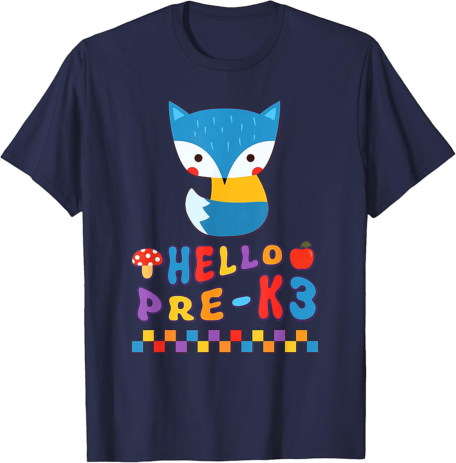 Cute Fox Pre-K3 T-Shirt | Back to School Boys Tee