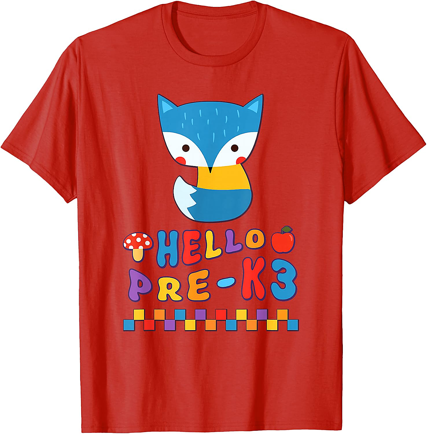 Cute Fox Pre-K3 T-Shirt | Back to School Boys Tee