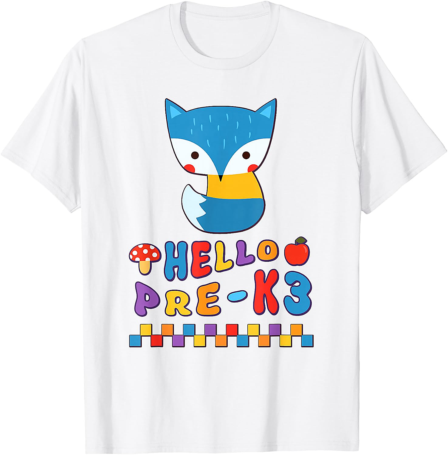 Cute Fox Pre-K3 T-Shirt | Back to School Boys Tee