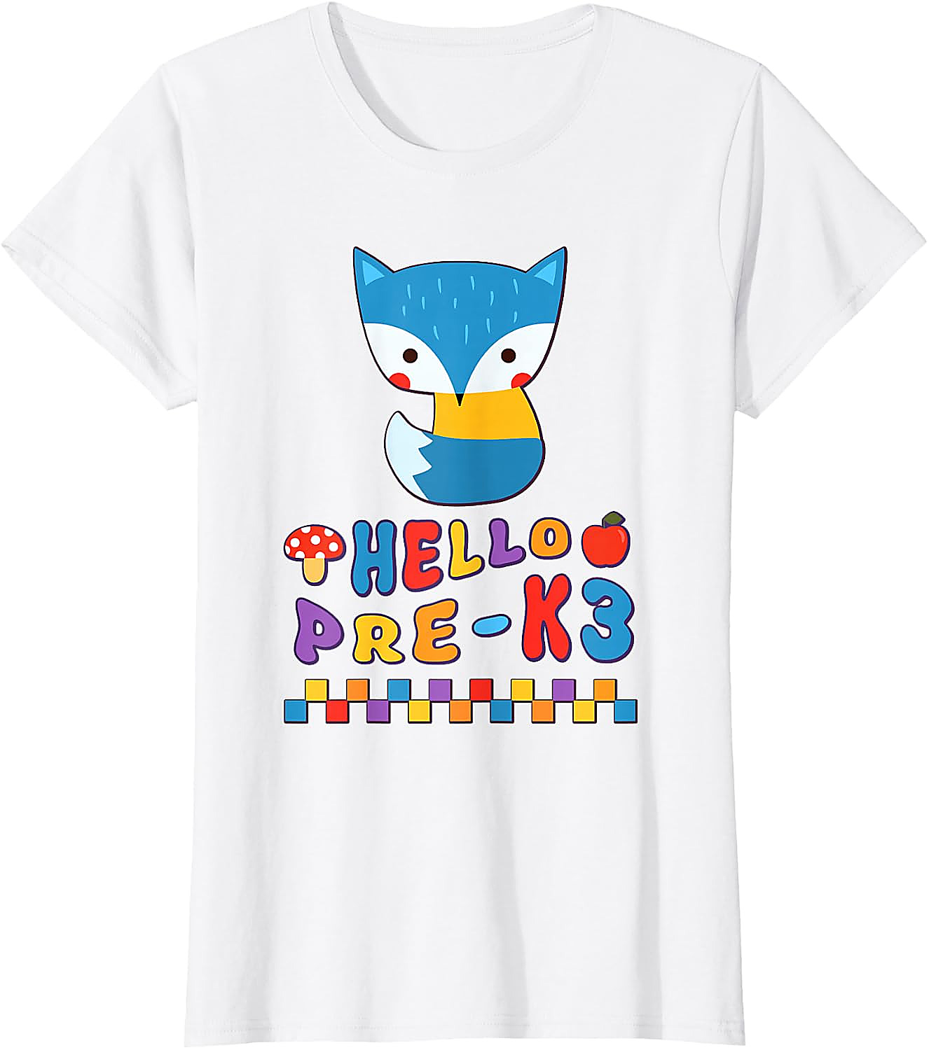 Cute Fox Pre-K3 T-Shirt | Back to School Boys Tee