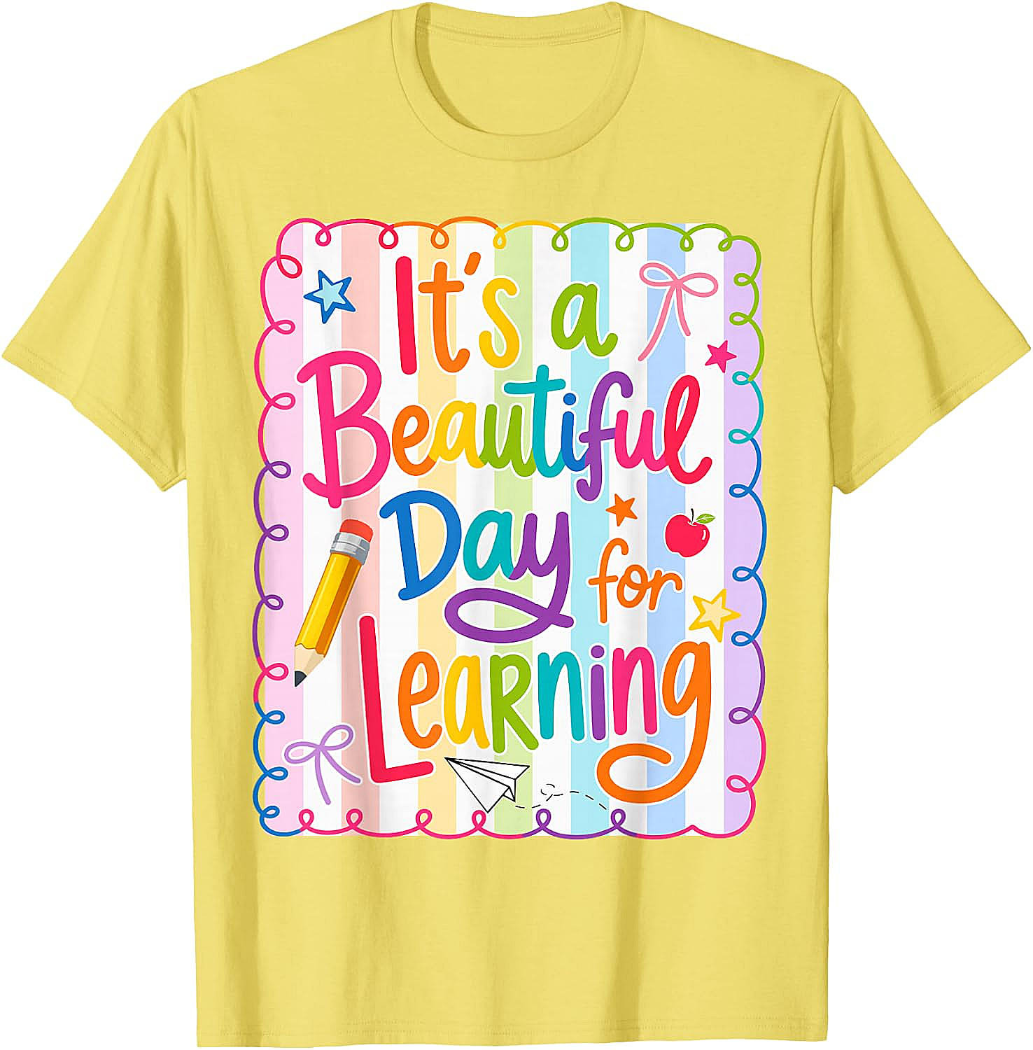  Learning Day Teacher T-Shirt Back to School Tee