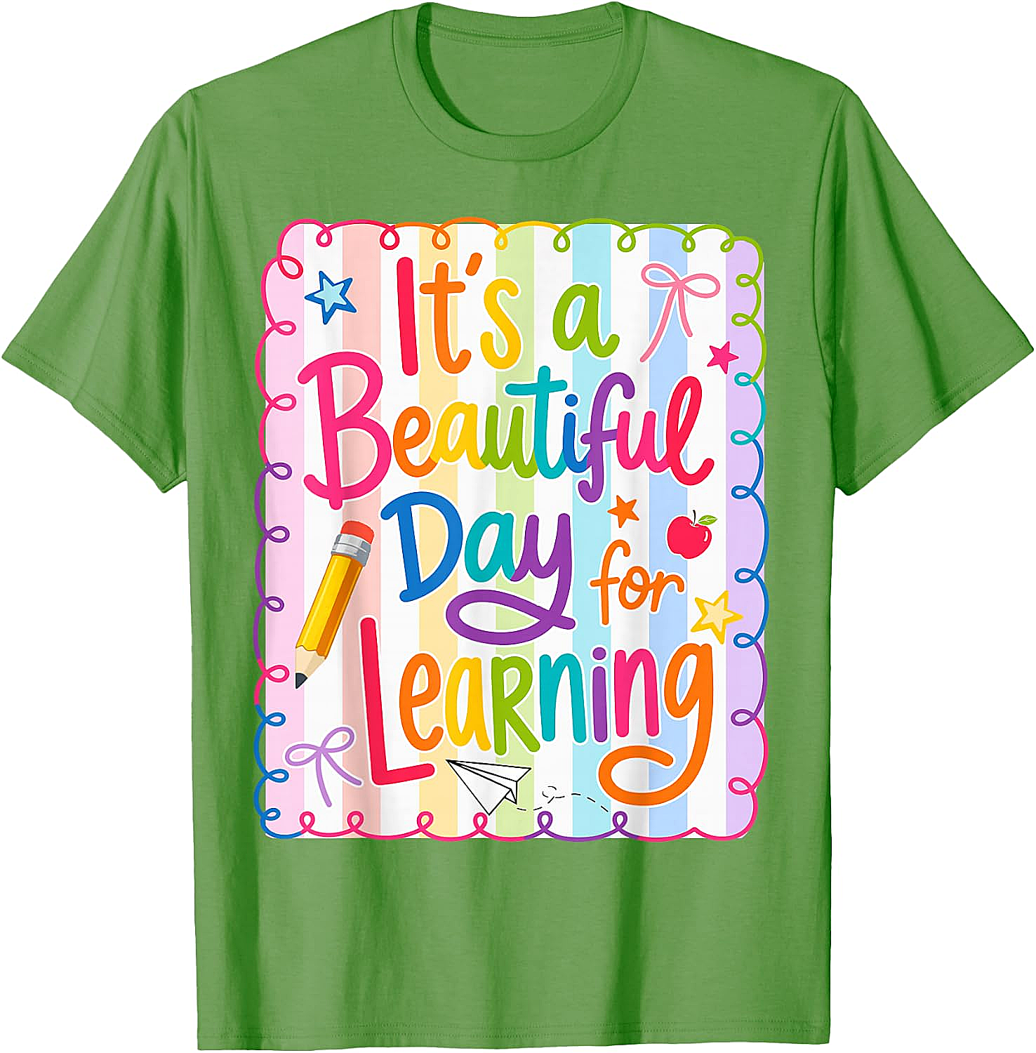  Learning Day Teacher T-Shirt Back to School Tee