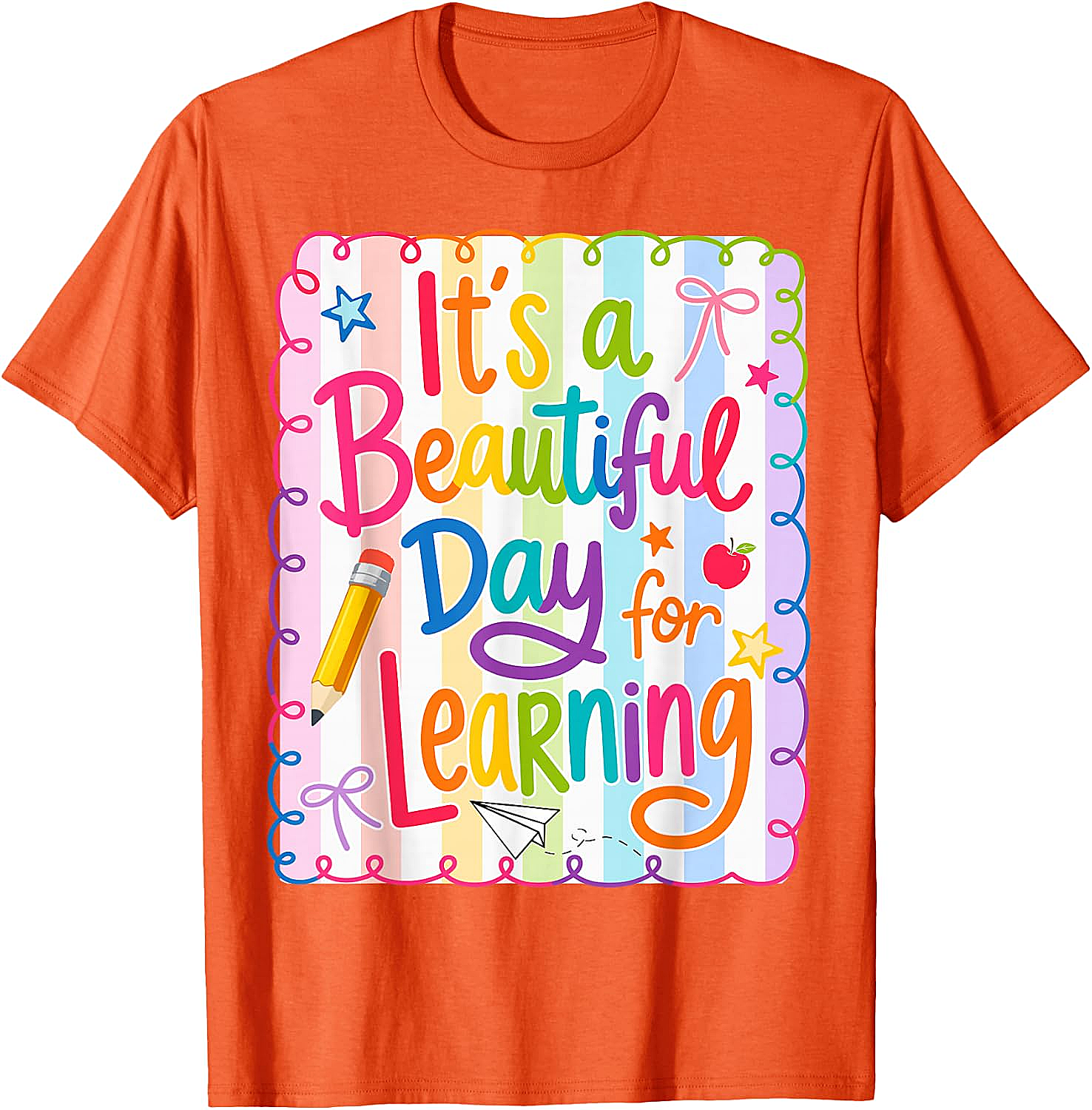  Learning Day Teacher T-Shirt Back to School Tee