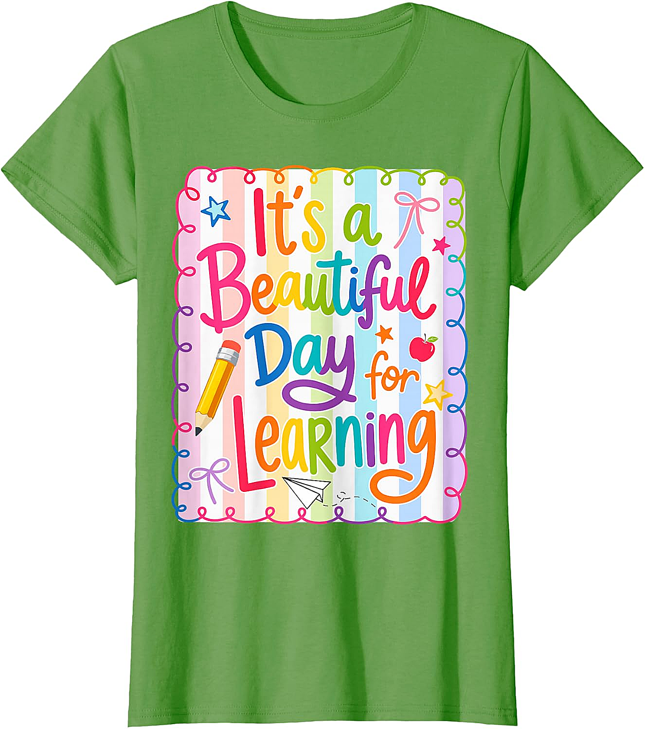  Learning Day Teacher T-Shirt Back to School Tee