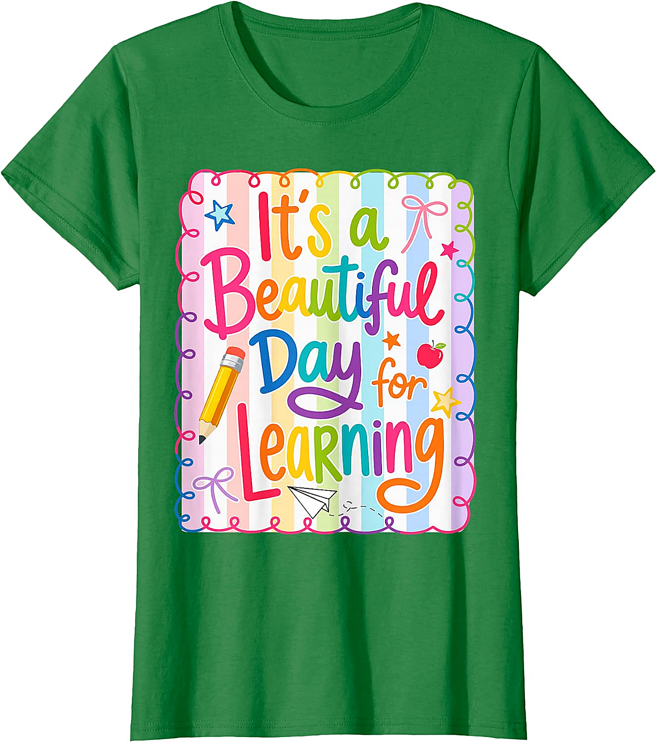  Learning Day Teacher T-Shirt Back to School Tee