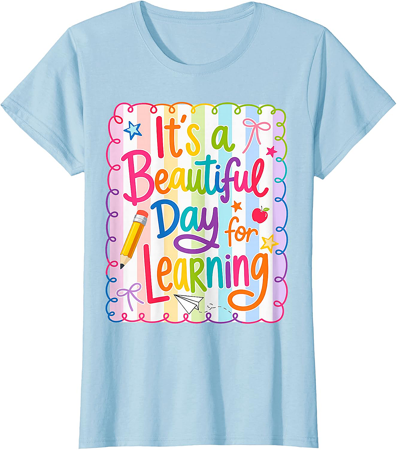  Learning Day Teacher T-Shirt Back to School Tee