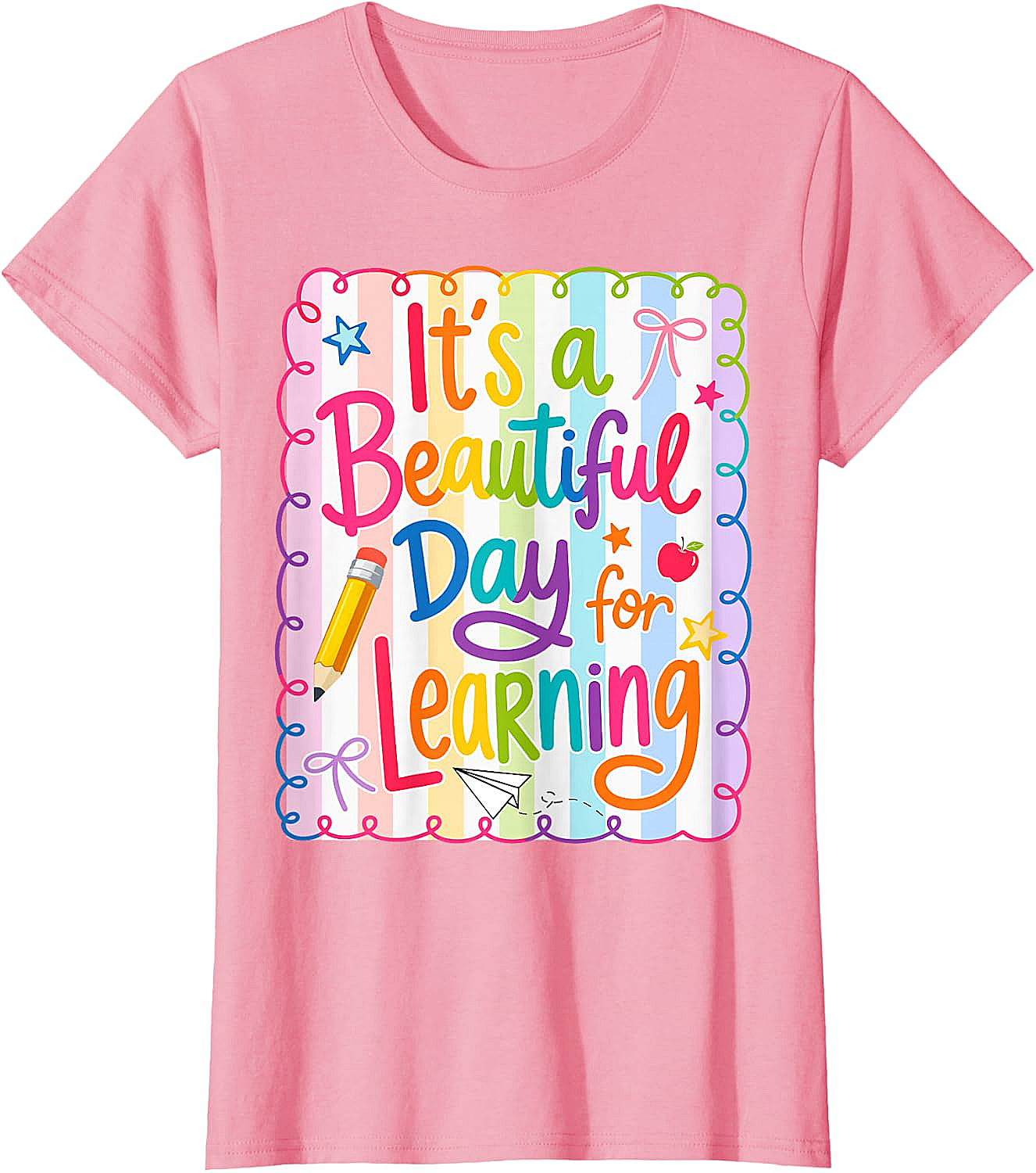  Learning Day Teacher T-Shirt Back to School Tee