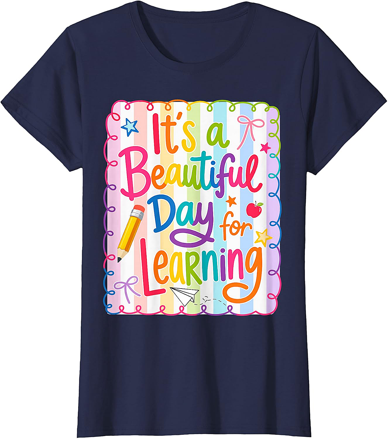  Learning Day Teacher T-Shirt Back to School Tee