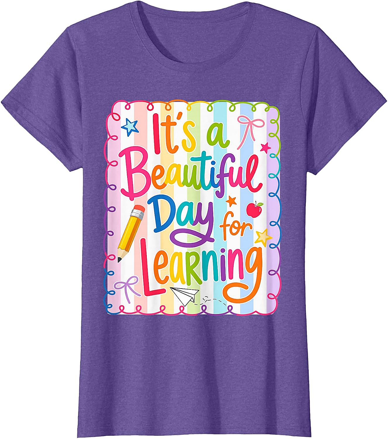 Learning Day Teacher T-Shirt Back to School Tee