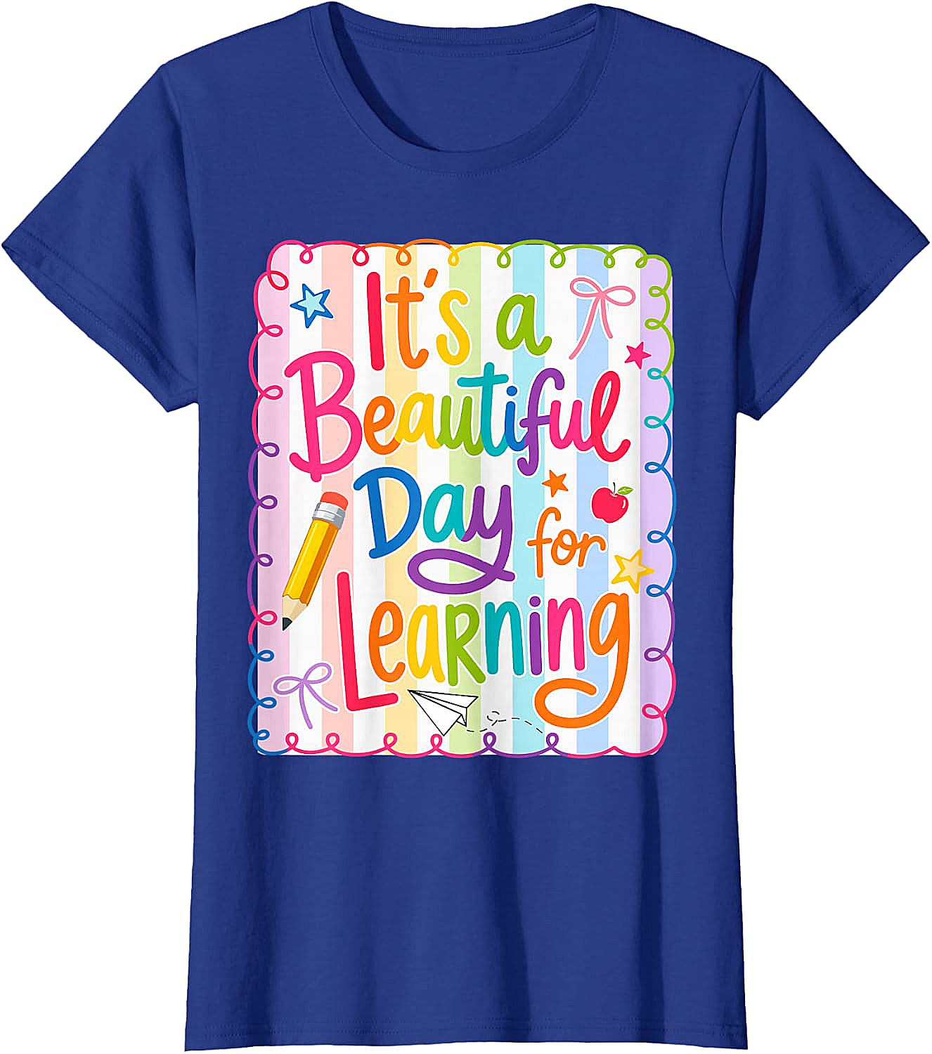  Learning Day Teacher T-Shirt Back to School Tee