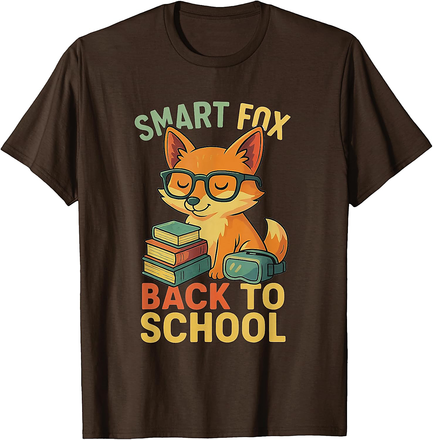 Smart Fox Back to School T-Shirt | Cute Student Graphic Tee