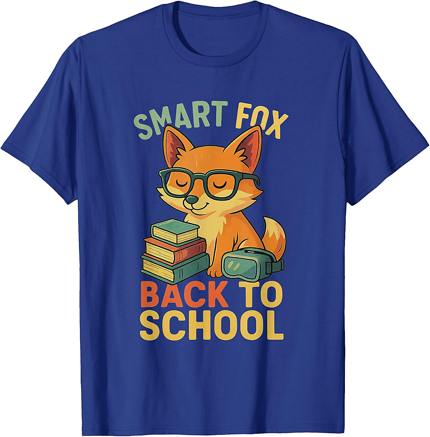 Smart Fox Back to School T-Shirt | Cute Student Graphic Tee