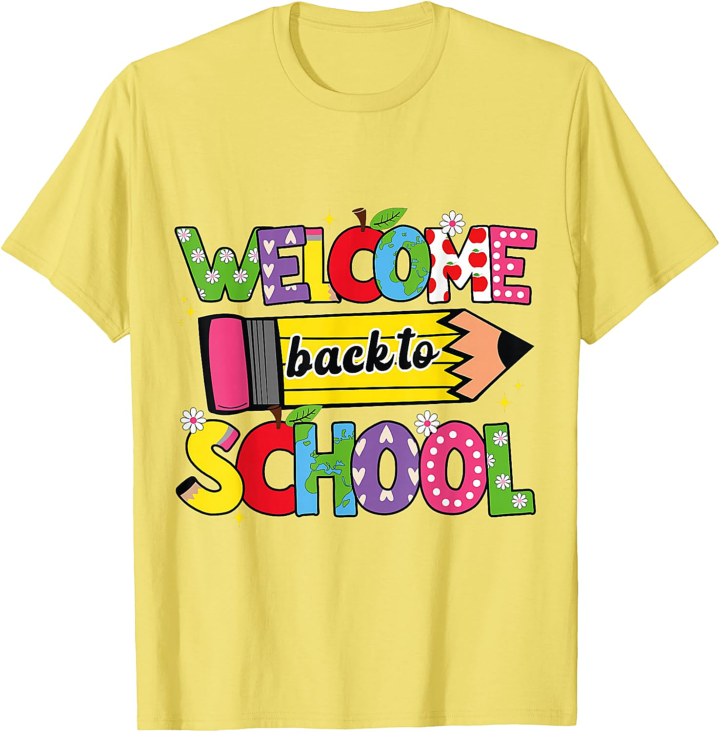  Welcome Back to School T-Shirt Cute Teacher Tee