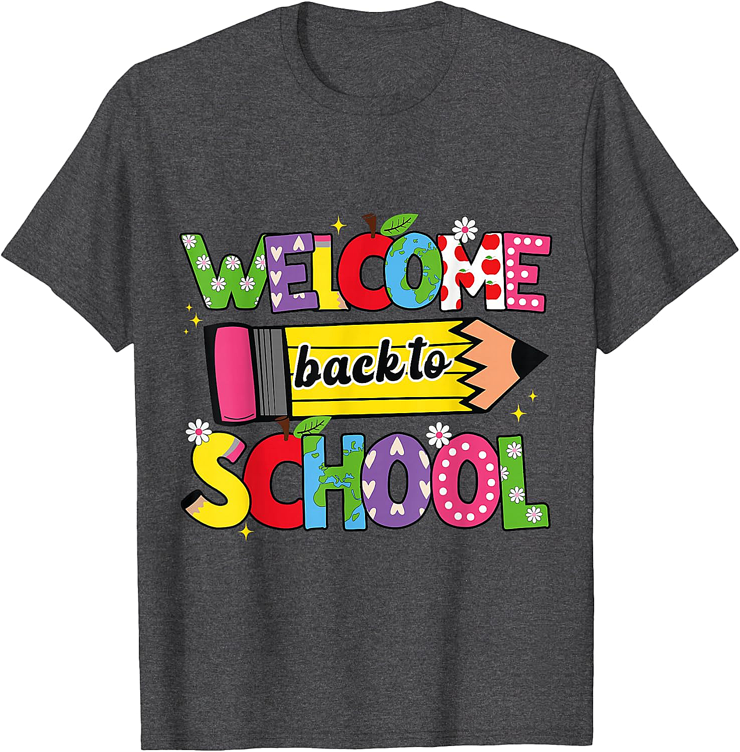  Welcome Back to School T-Shirt Cute Teacher Tee