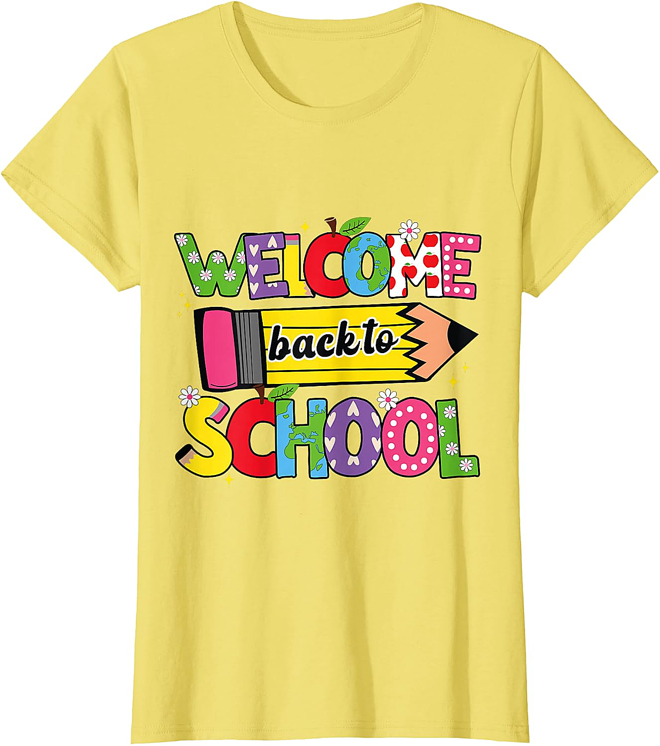  Welcome Back to School T-Shirt Cute Teacher Tee