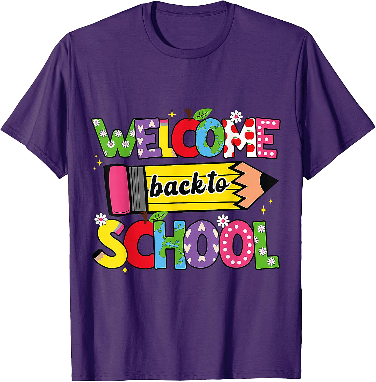  Welcome Back to School T-Shirt Cute Teacher Tee