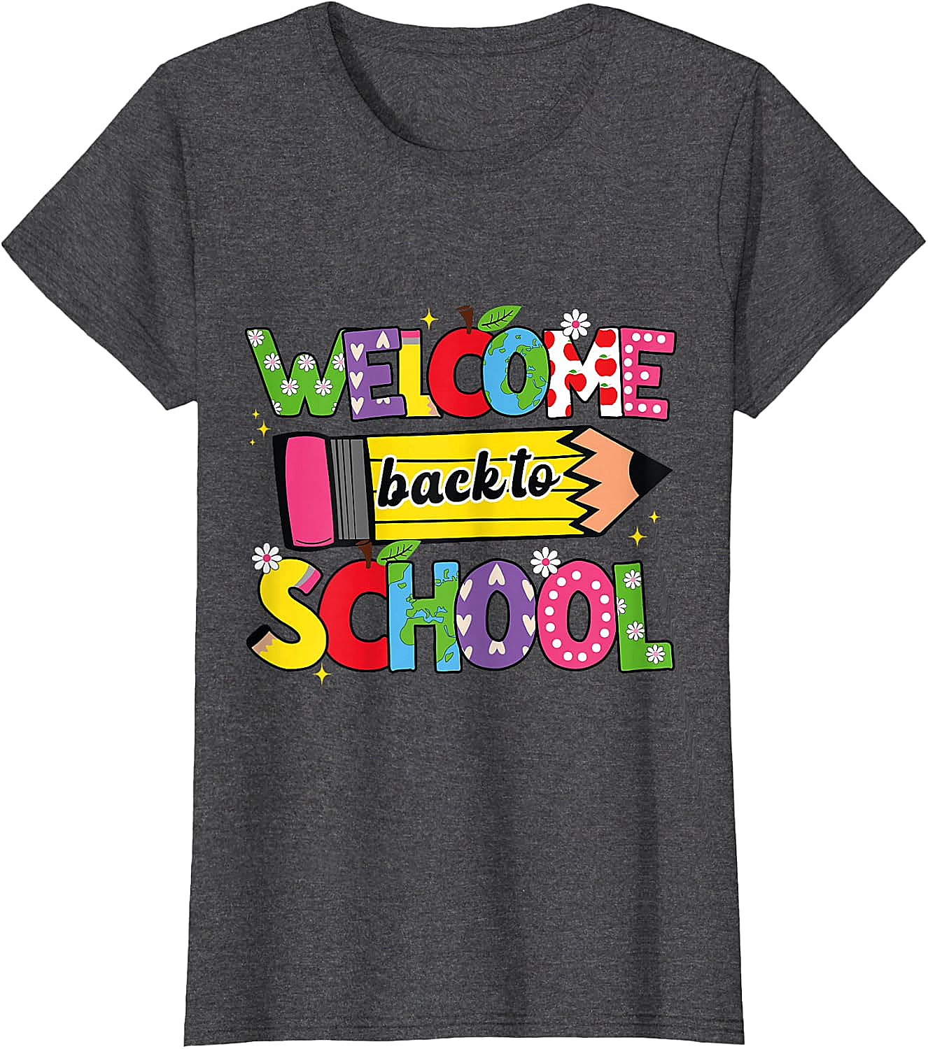  Welcome Back to School T-Shirt Cute Teacher Tee
