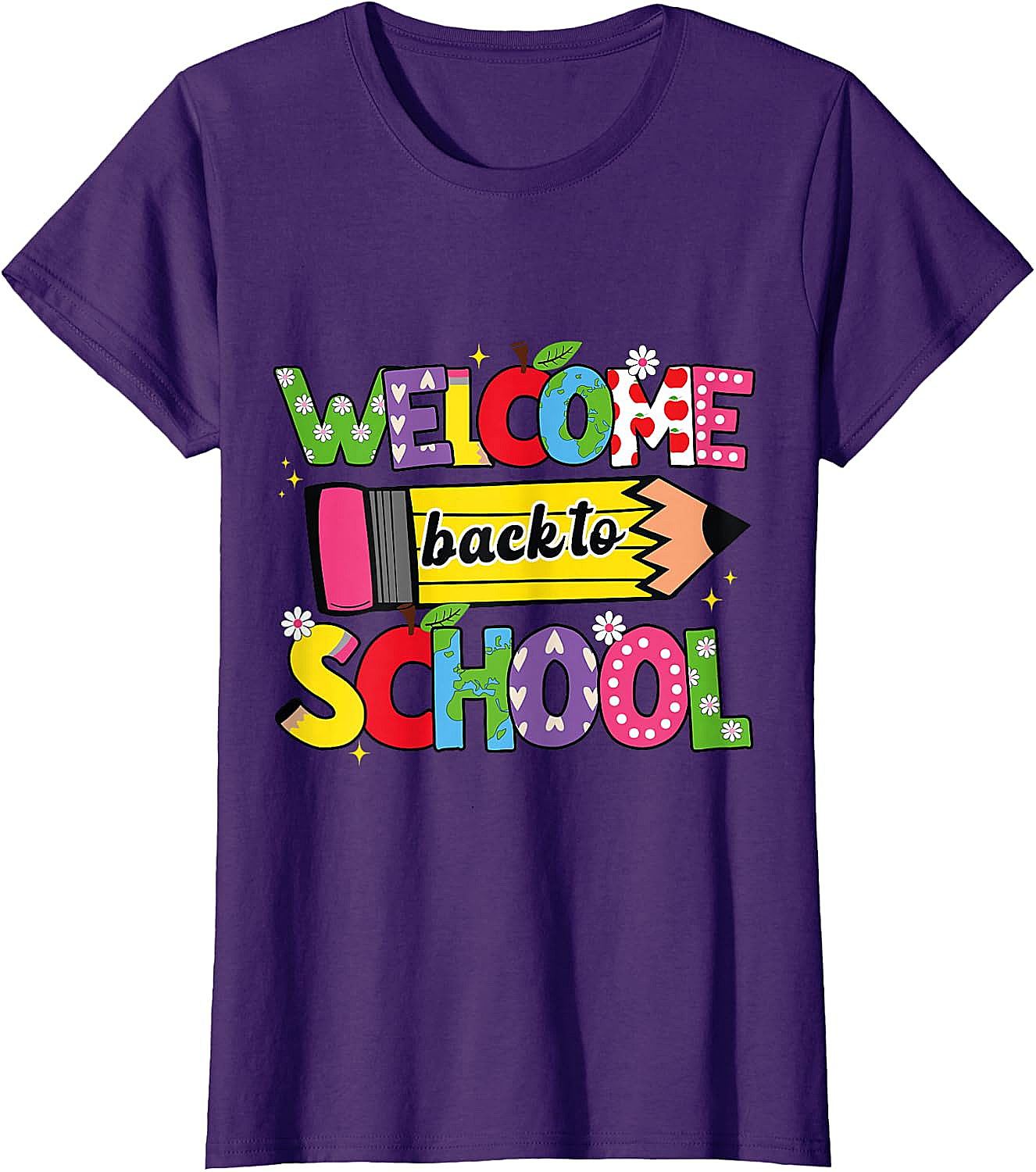  Welcome Back to School T-Shirt Cute Teacher Tee