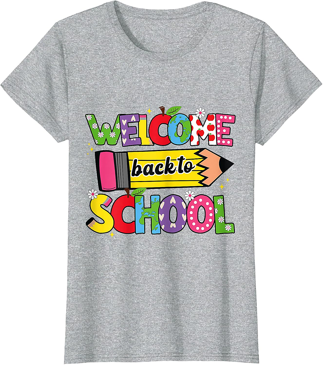  Welcome Back to School T-Shirt Cute Teacher Tee