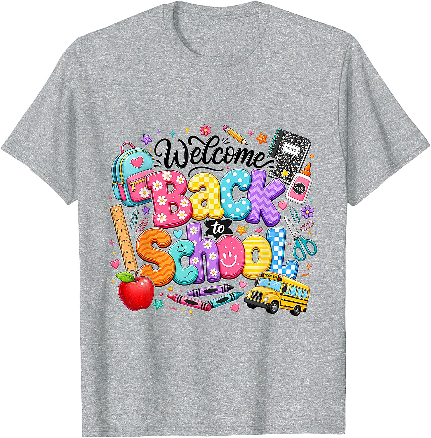 Welcome Back to School T-Shirt Teacher Student Tee