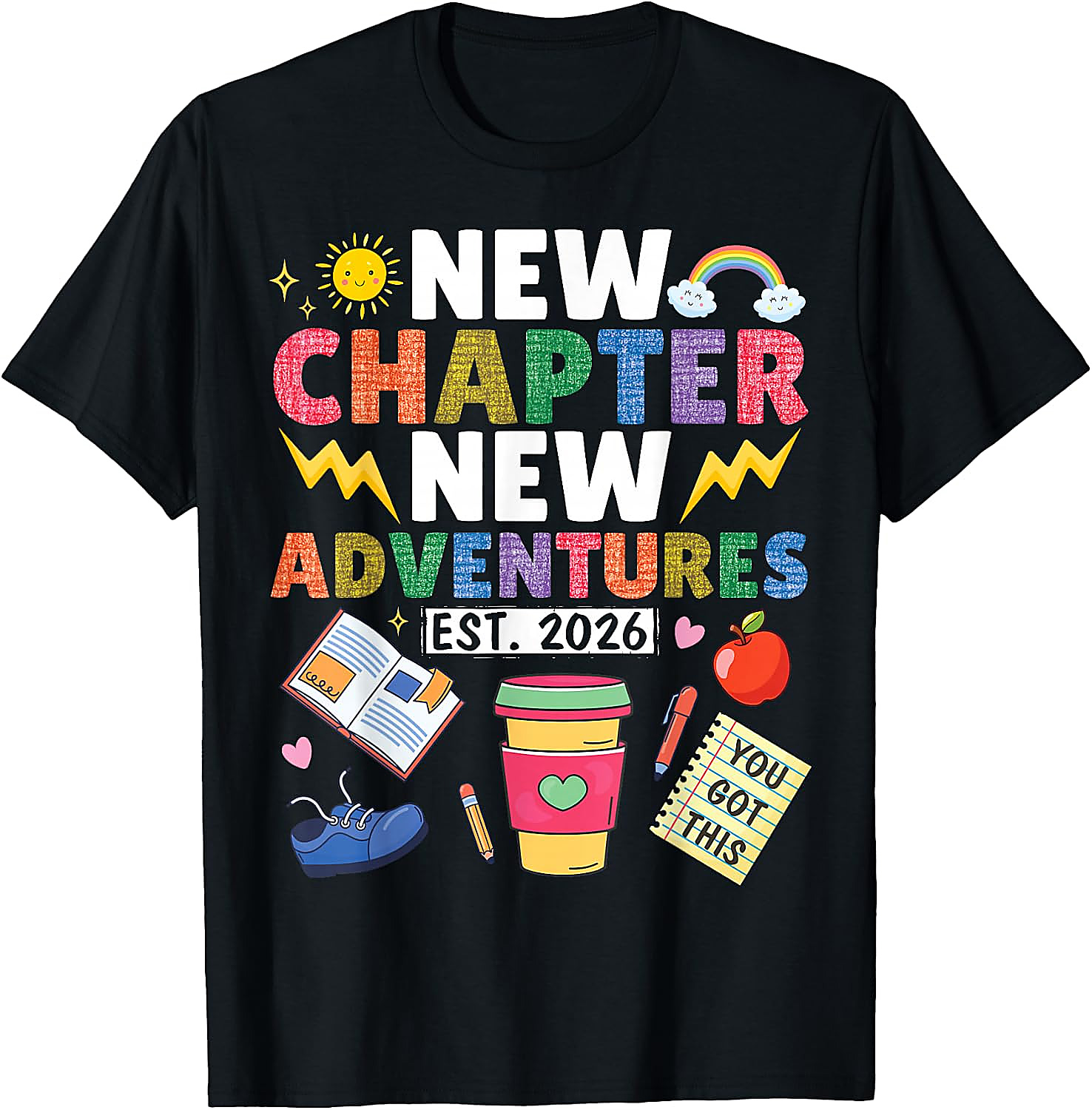 New Chapter Est 2026 T-Shirt | Back to School Gift Tee