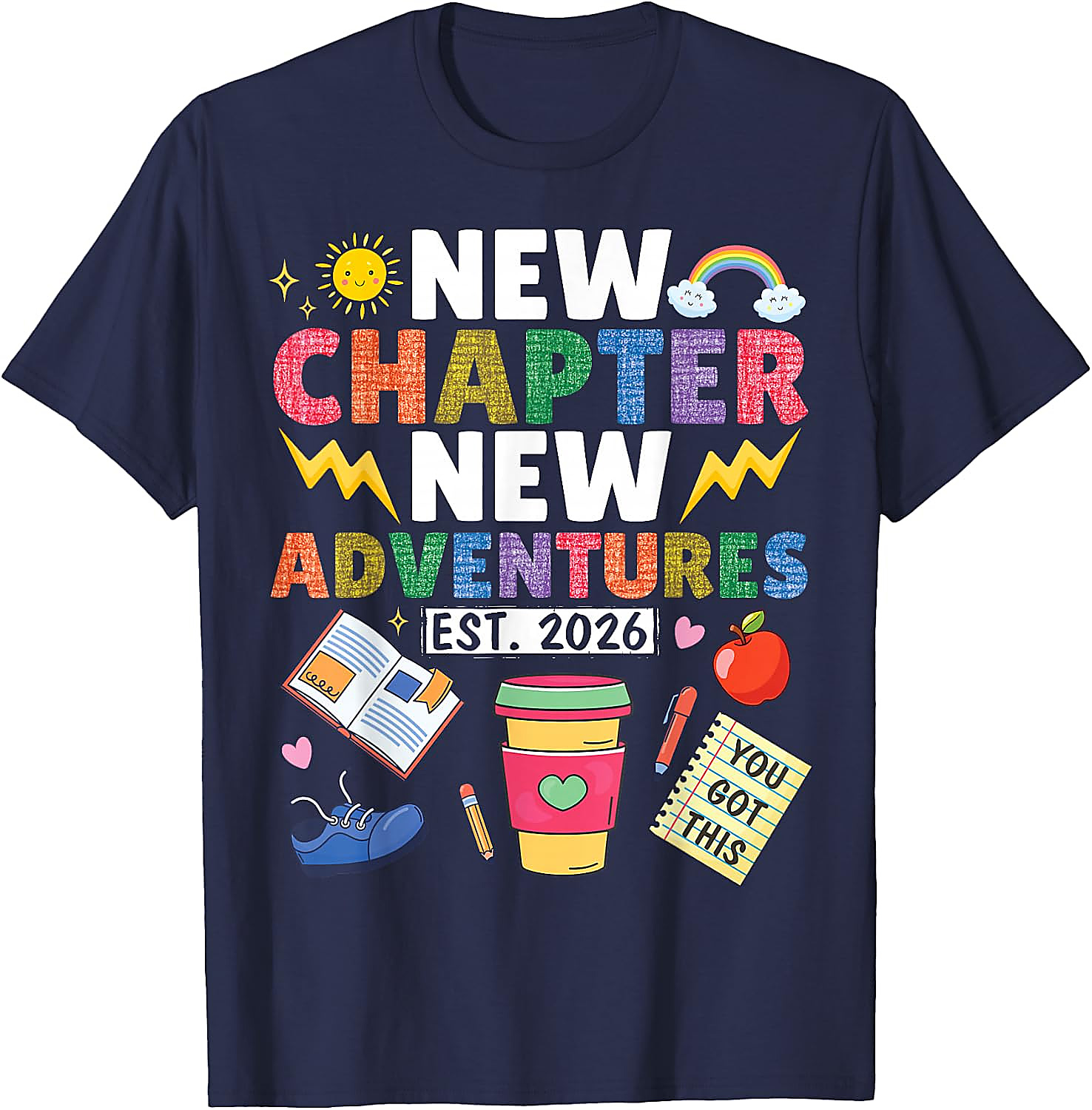 New Chapter Est 2026 T-Shirt | Back to School Gift Tee