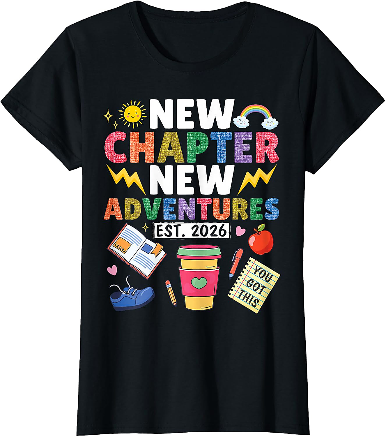 New Chapter Est 2026 T-Shirt | Back to School Gift Tee
