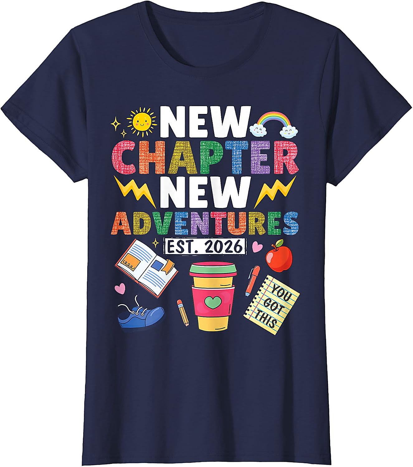 New Chapter Est 2026 T-Shirt | Back to School Gift Tee