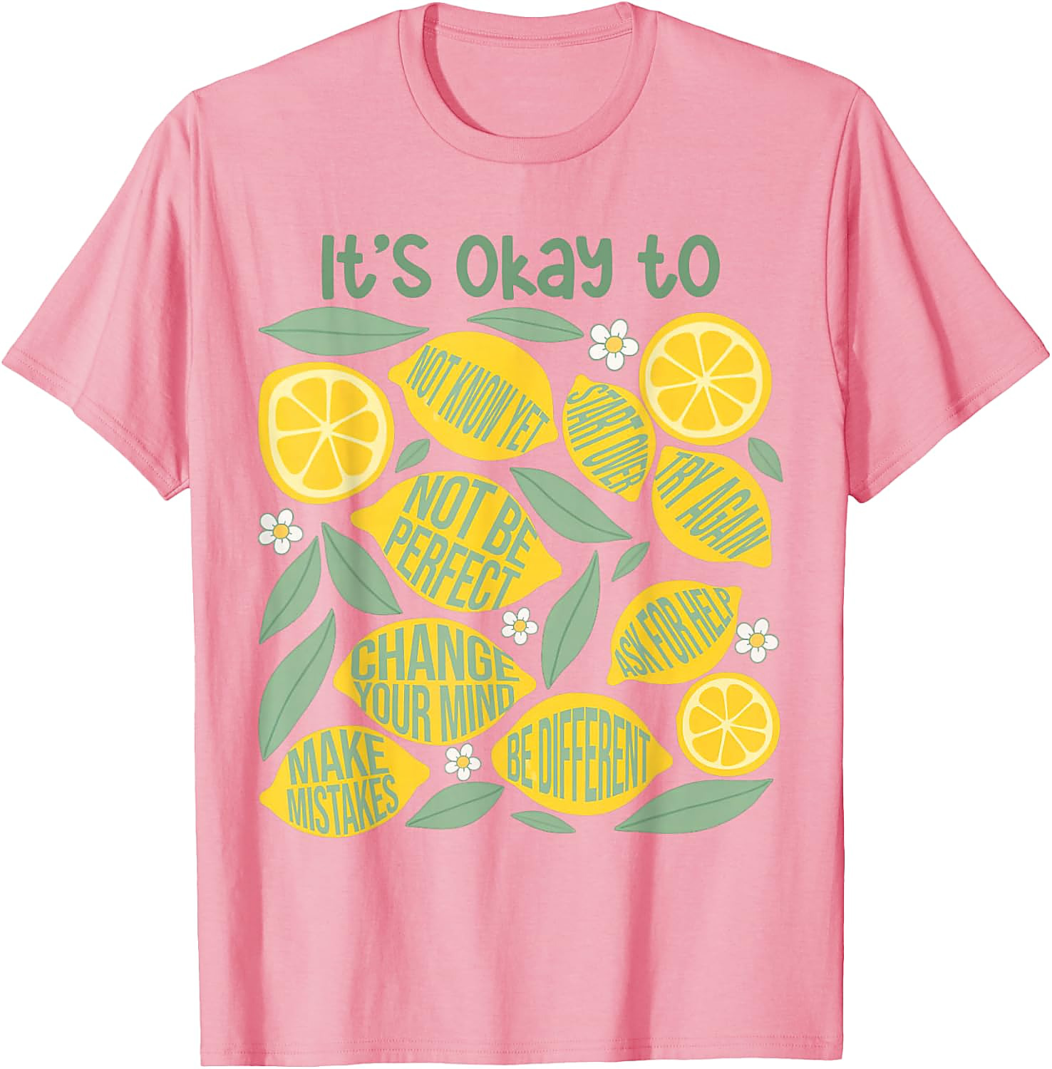 Lemon Teacher It's Okay to Make Mistakes T-Shirt