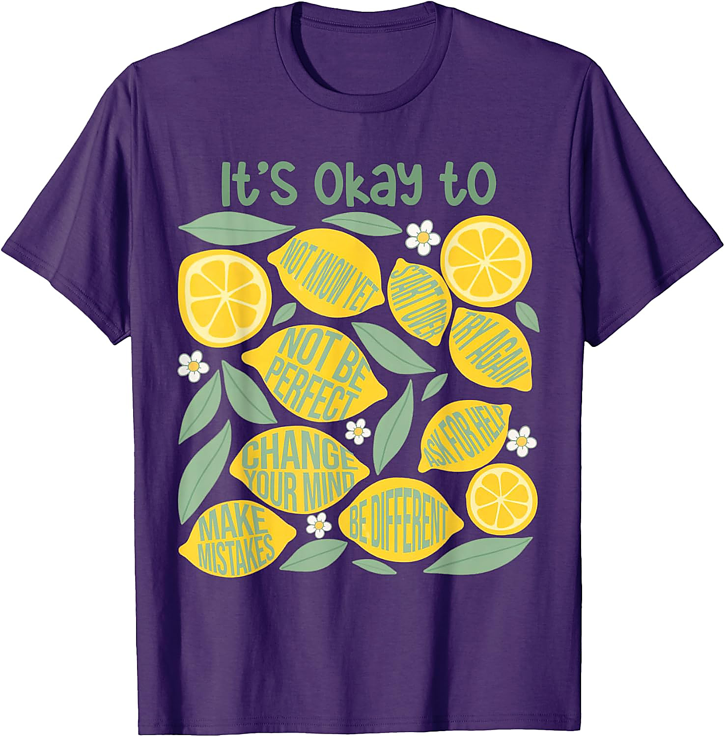Lemon Teacher It's Okay to Make Mistakes T-Shirt