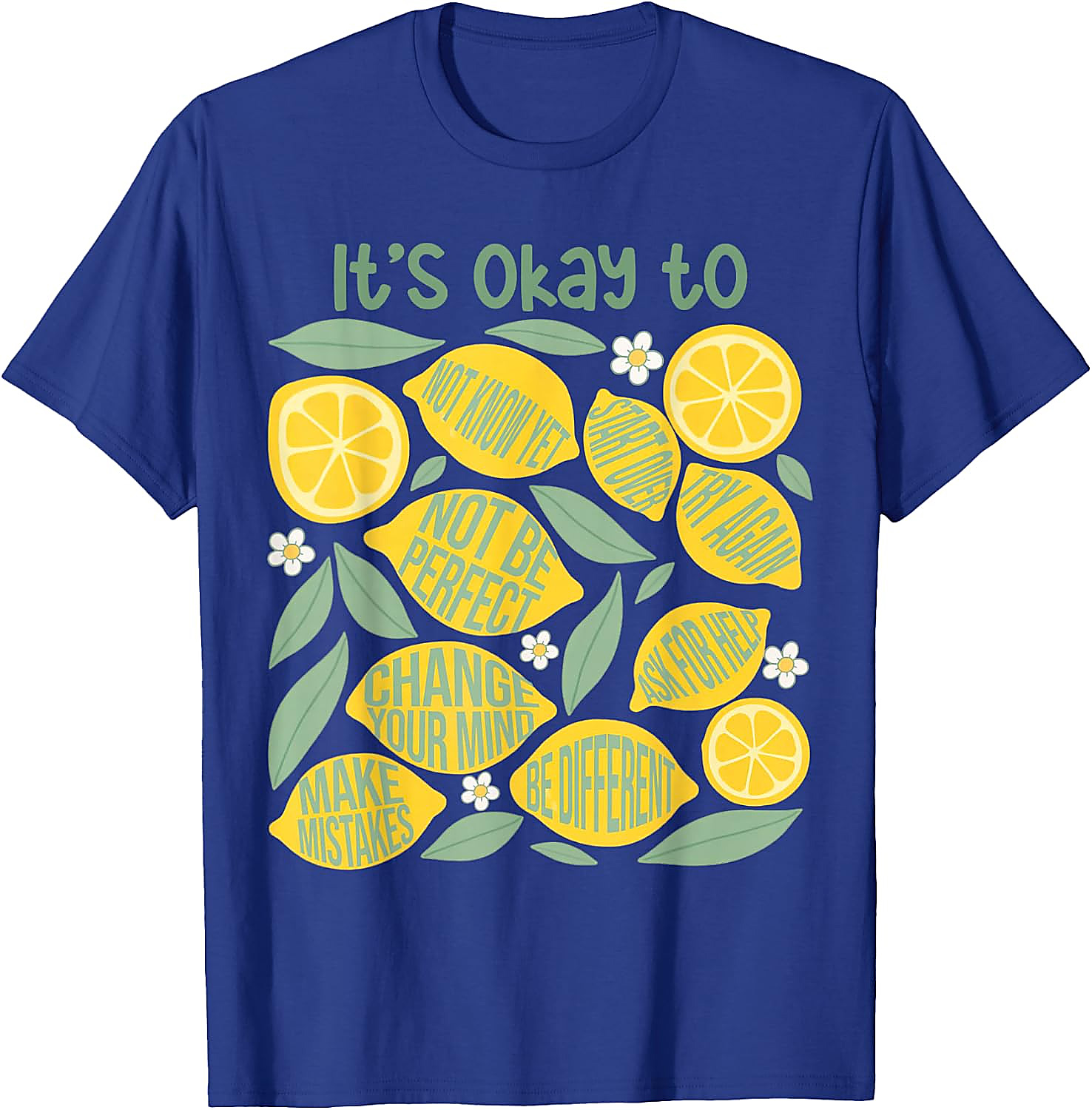 Lemon Teacher It's Okay to Make Mistakes T-Shirt