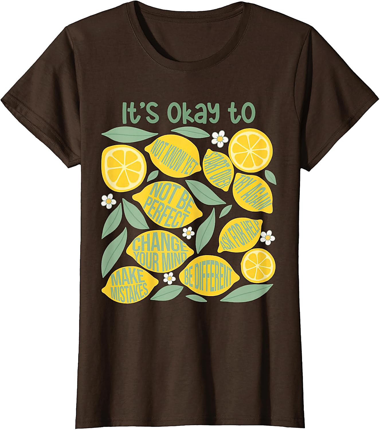 Lemon Teacher It's Okay to Make Mistakes T-Shirt