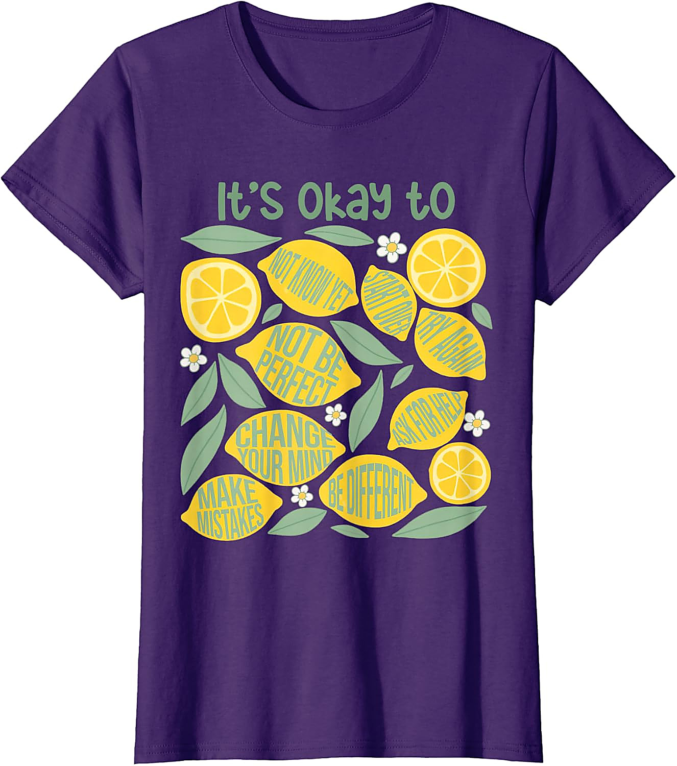 Lemon Teacher It's Okay to Make Mistakes T-Shirt