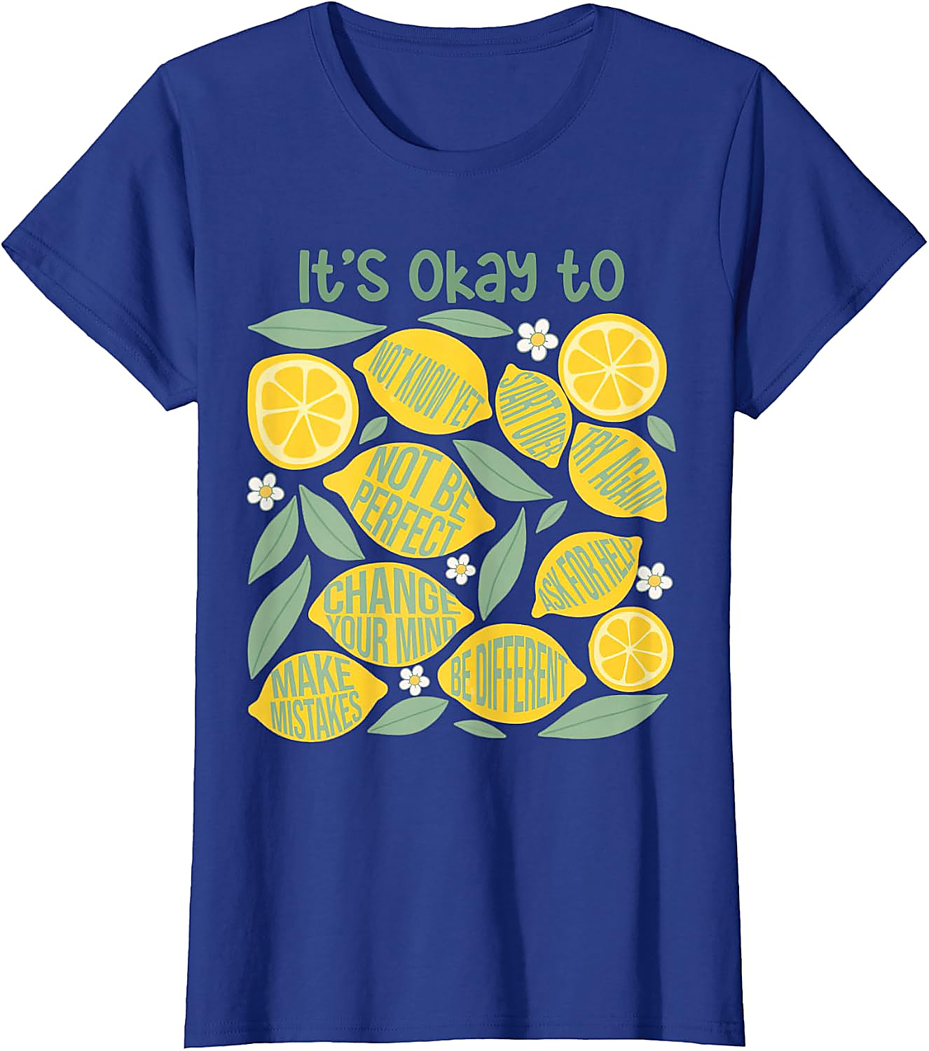 Lemon Teacher It's Okay to Make Mistakes T-Shirt