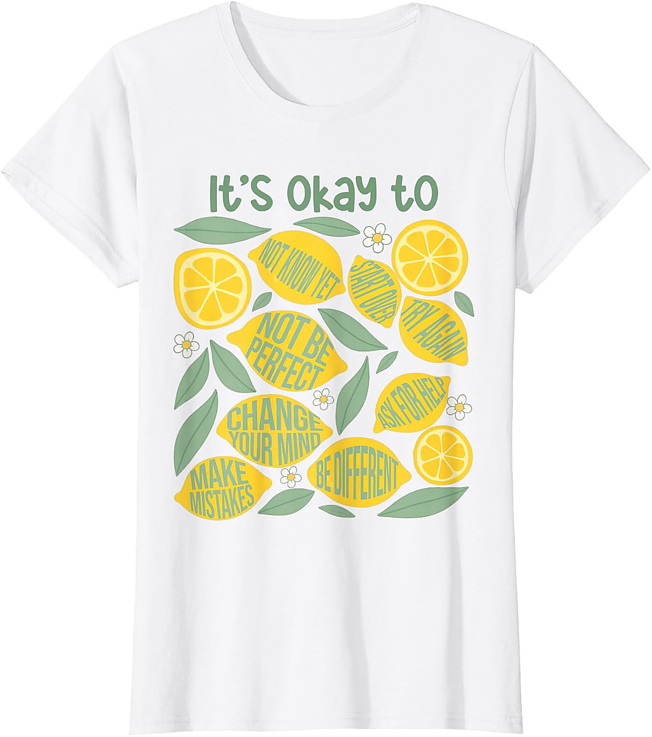 Lemon Teacher It's Okay to Make Mistakes T-Shirt